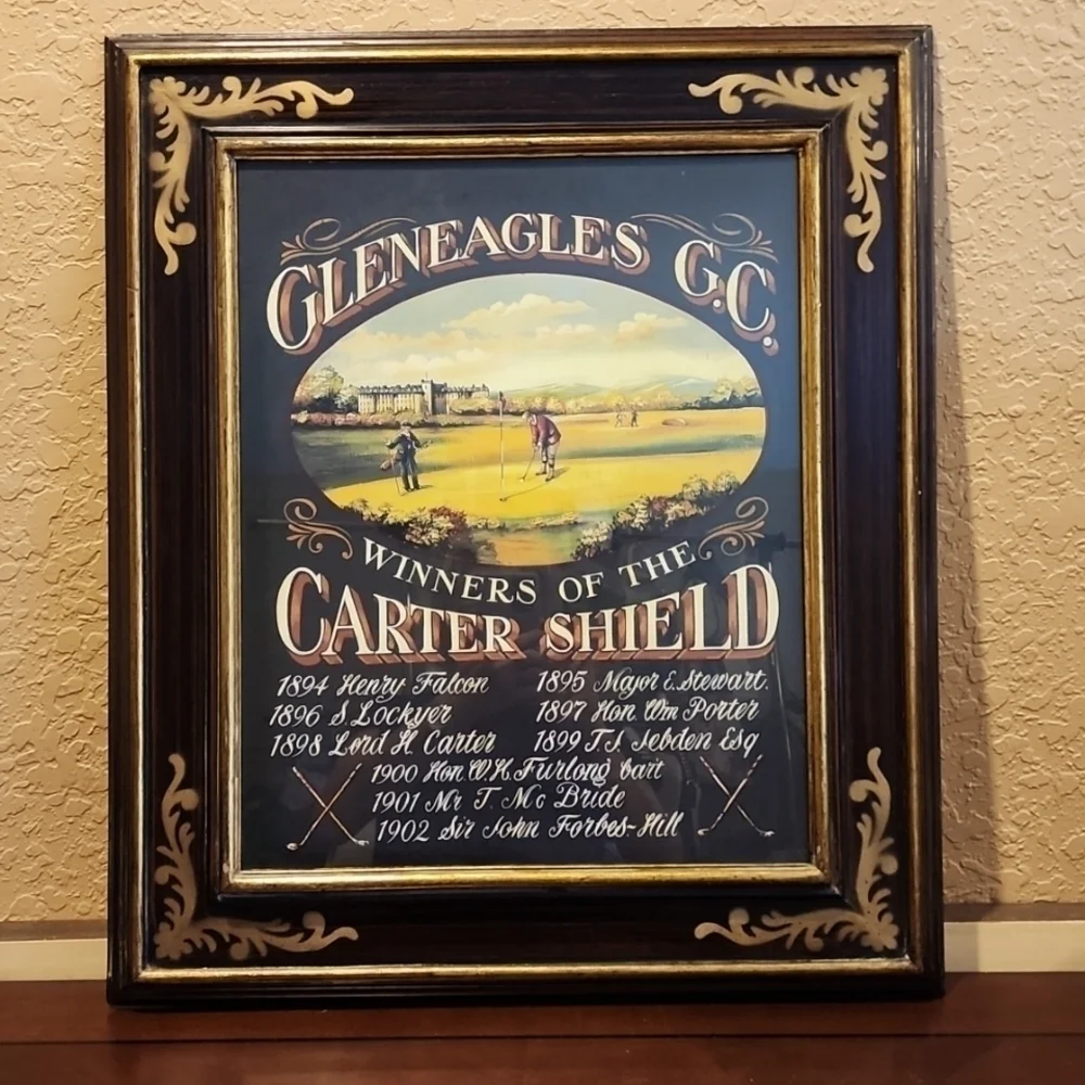 VINTAGE GOLF ART